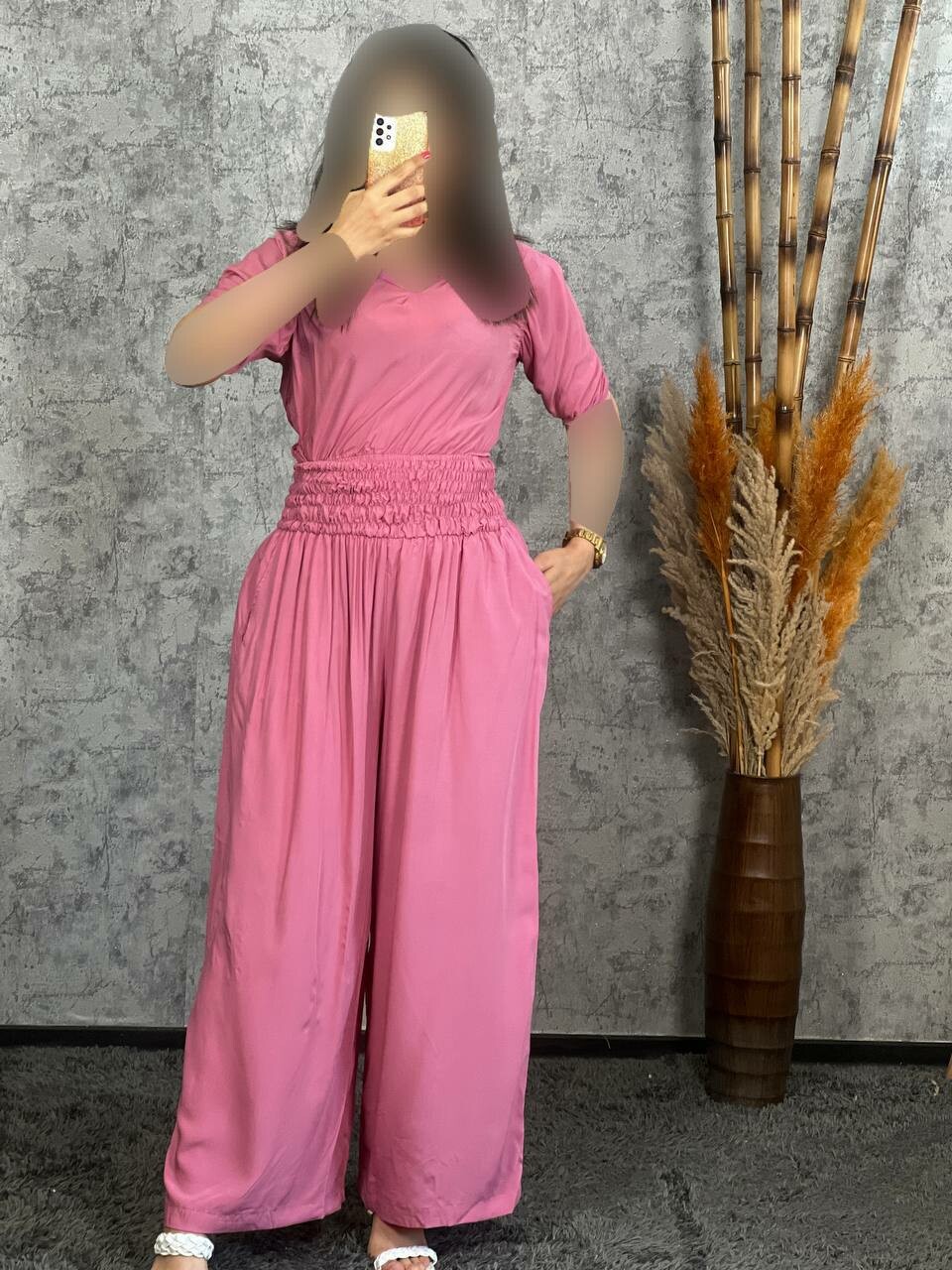 ست شلوار بگ نخ پنبه 1140