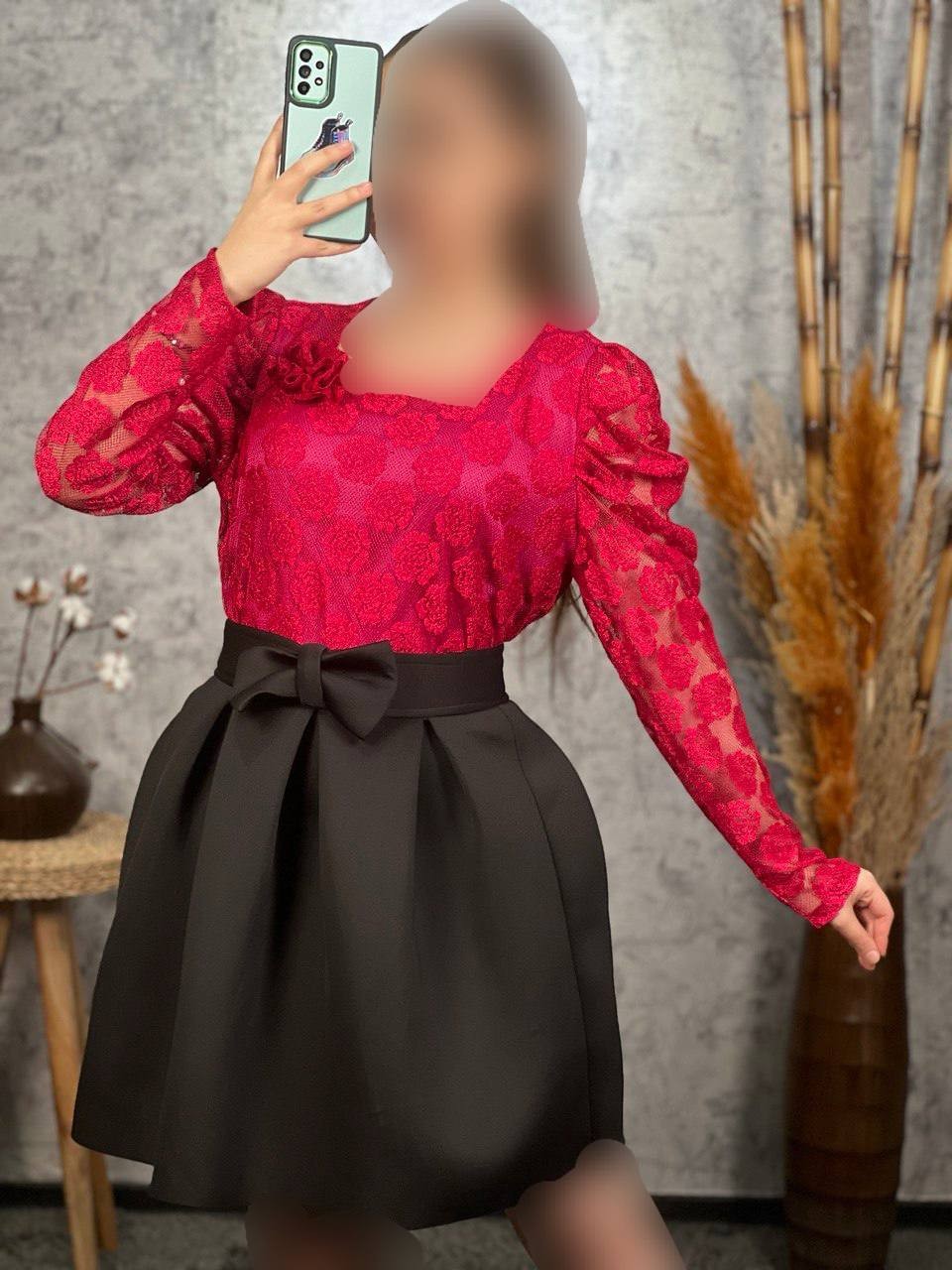 شومیز دانتل گل 1222
