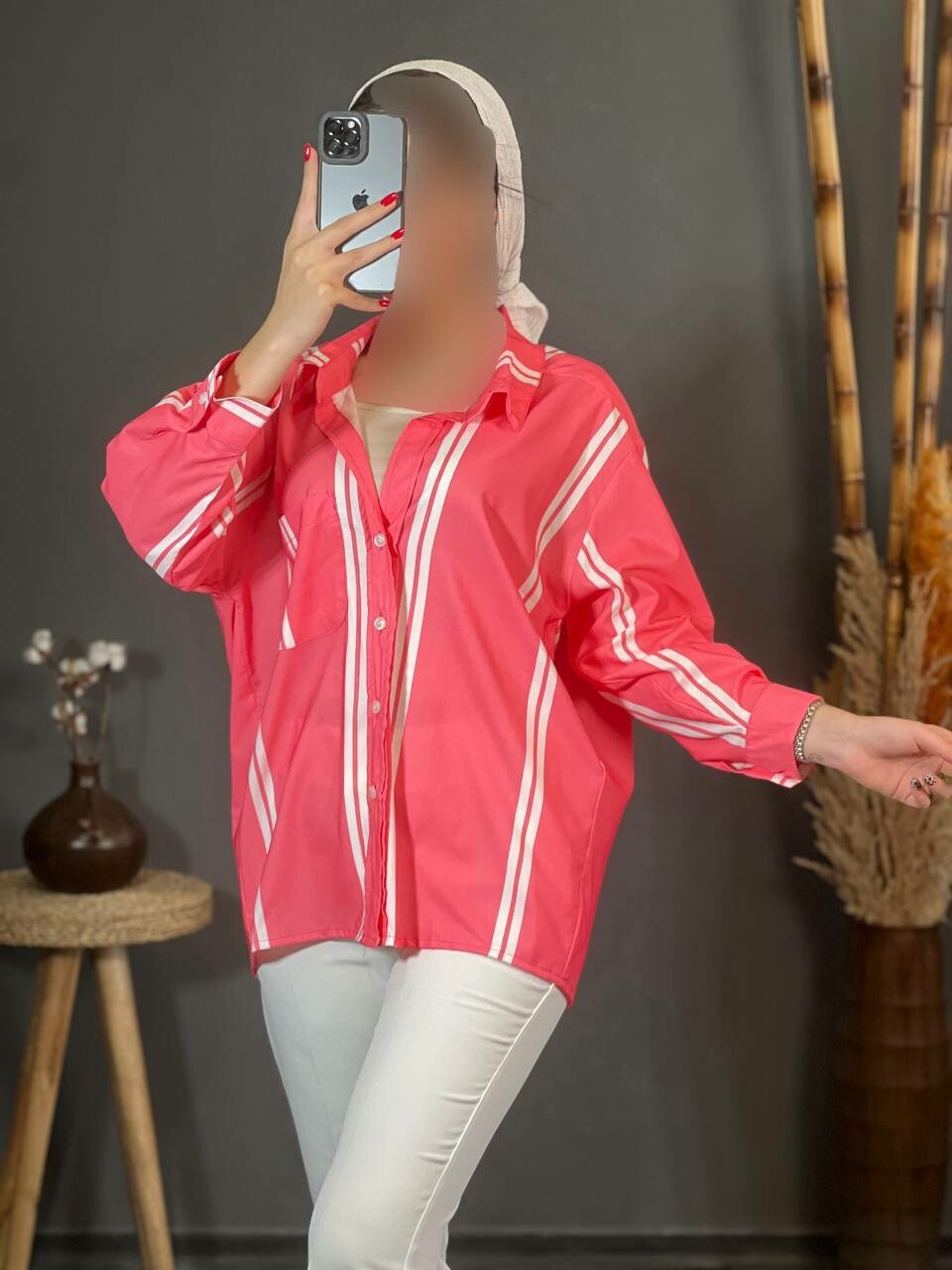 شومیز بوگاتی خطدار 1224