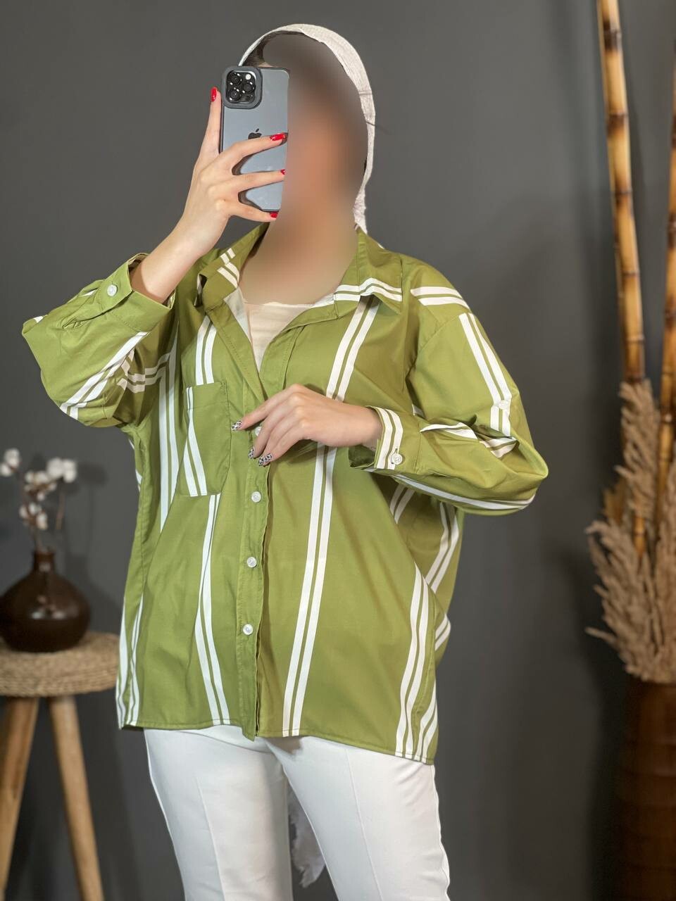 شومیز بوگاتی خطدار 1224