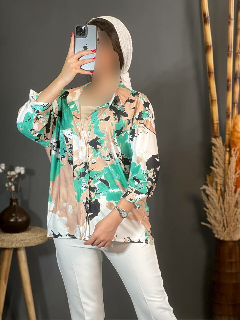 شومیز بوگاتی آبرنگی 1226