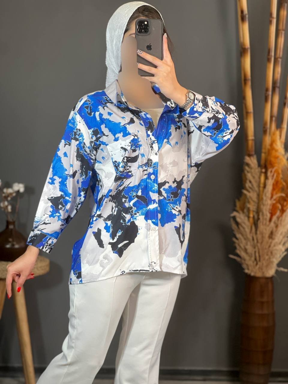 شومیز بوگاتی آبرنگی 1226