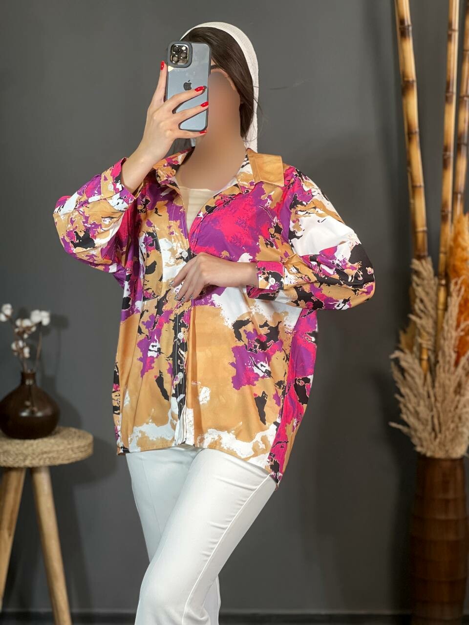 شومیز بوگاتی آبرنگی 1226