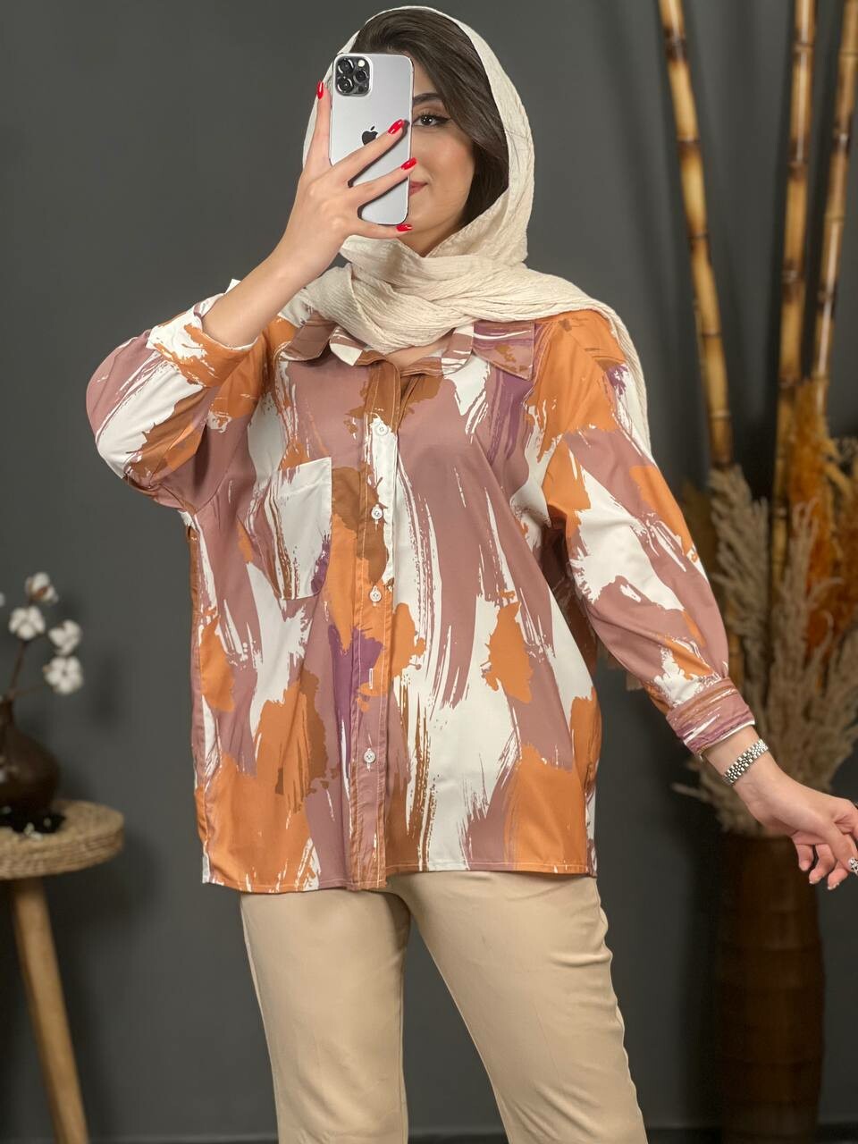 شومیز کرپ زارا 1250