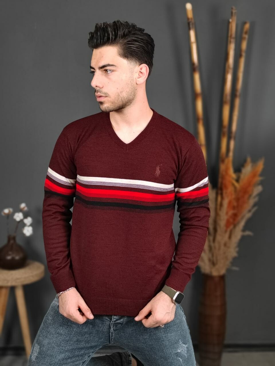 پلیور یقه هفت پولو 1257