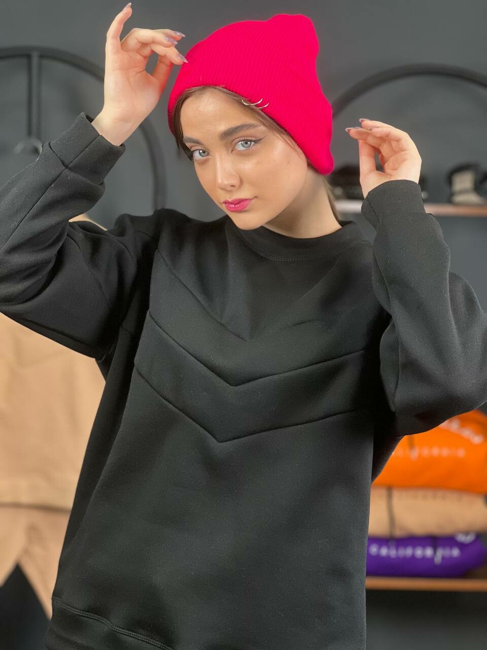 کلاه بافت پیرسینگ 1277