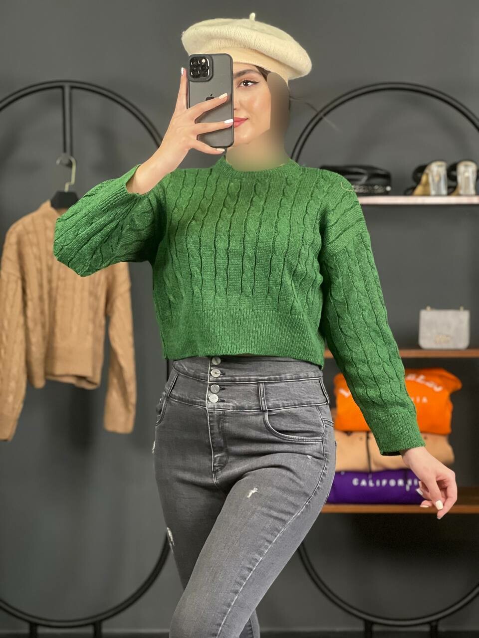 بلوز بافت مارپیچ 1284