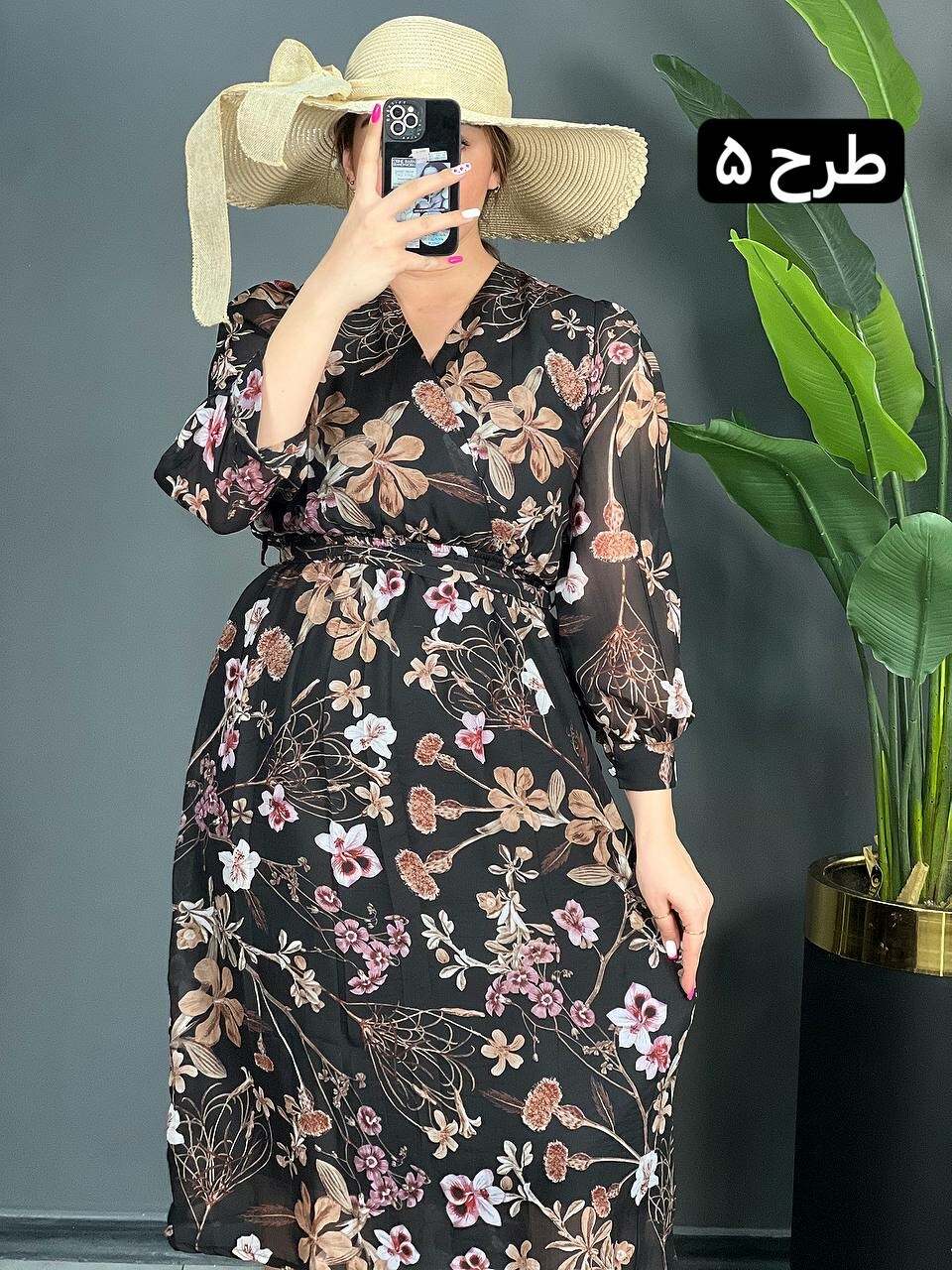 پیراهن چپ و راستی کد 1434
