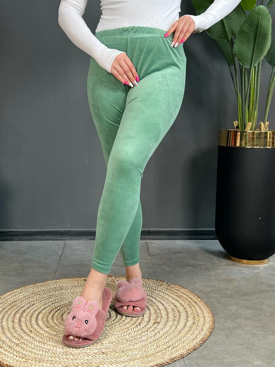 شلوار مخمل روباهی کد 1442