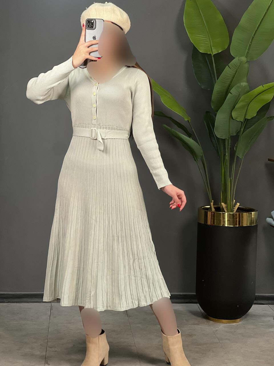 پیراهن بافت وارداتی کد 1468