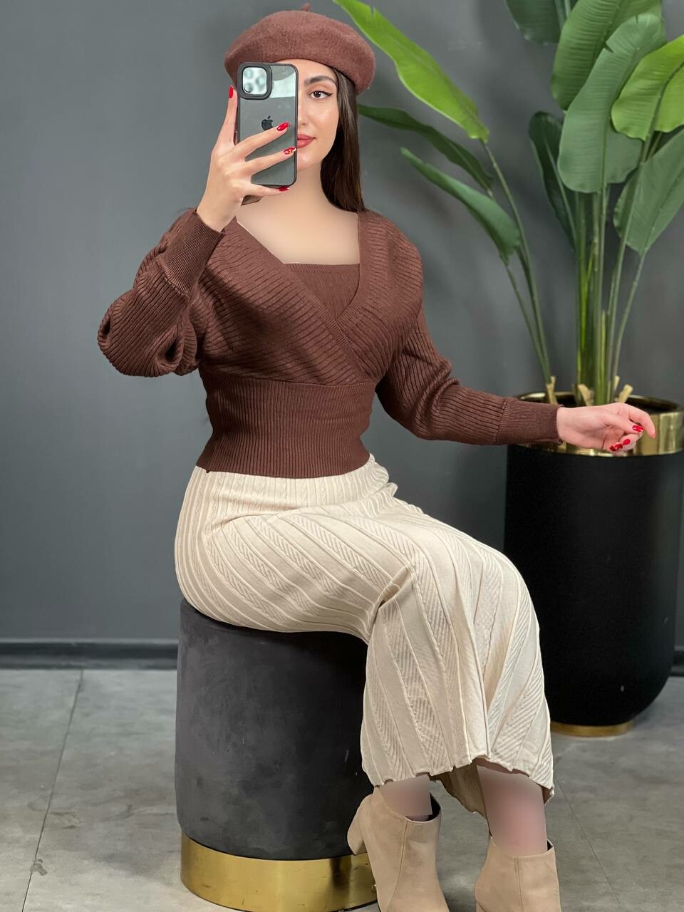 تاپ بلوز بافت نارا کد 1469