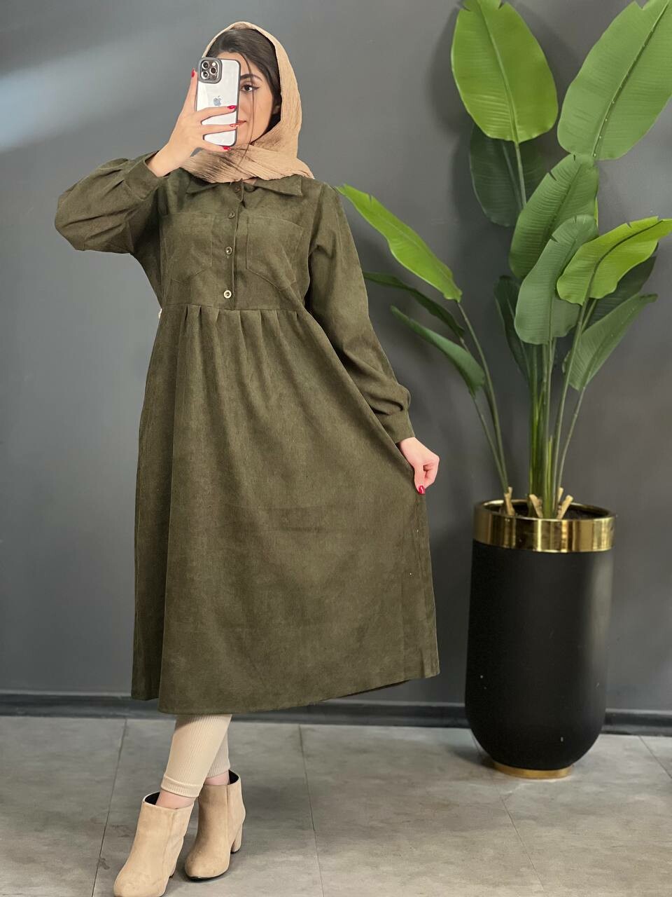 پیراهن کبریتی دایموند کد 1371