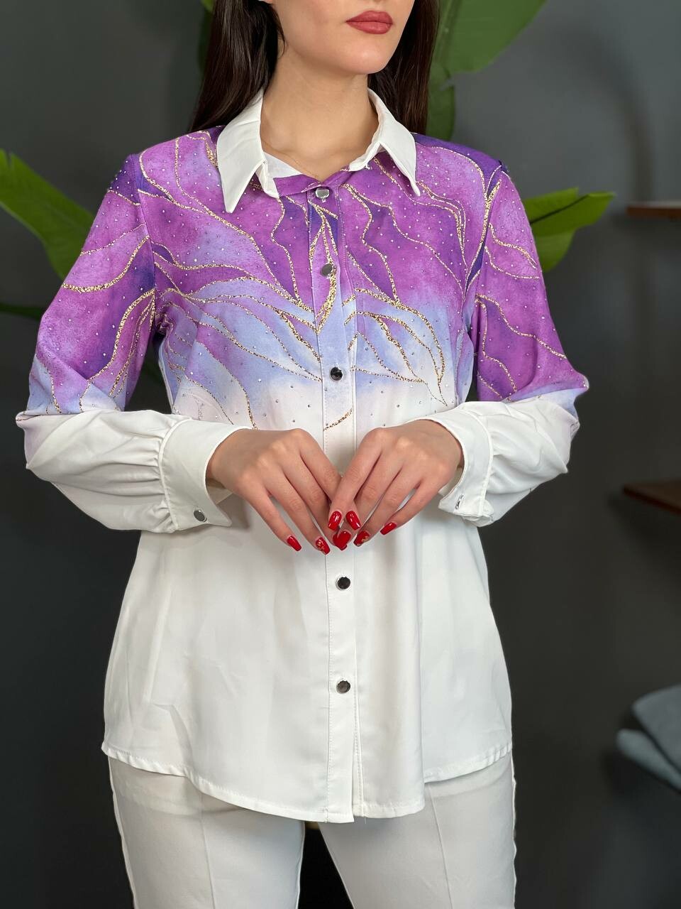 شومیز مزونی فریال کد 1478