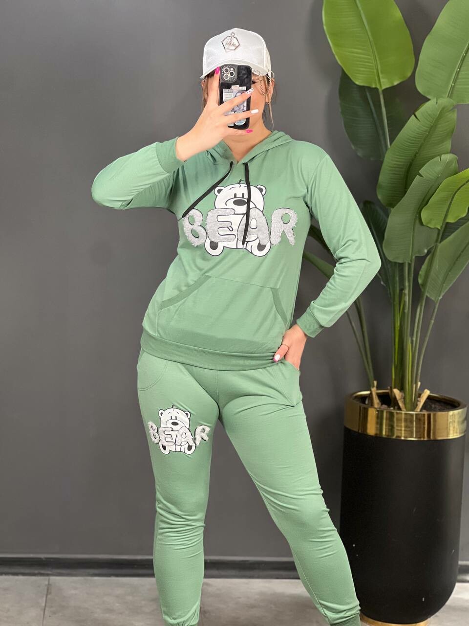 ست هودی و شلوار bear کد 1488