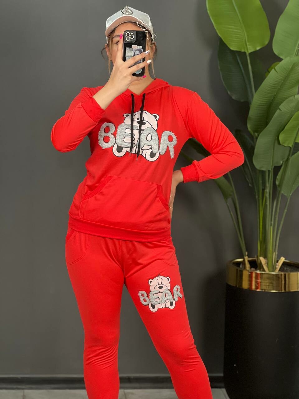 ست هودی و شلوار bear کد 1488