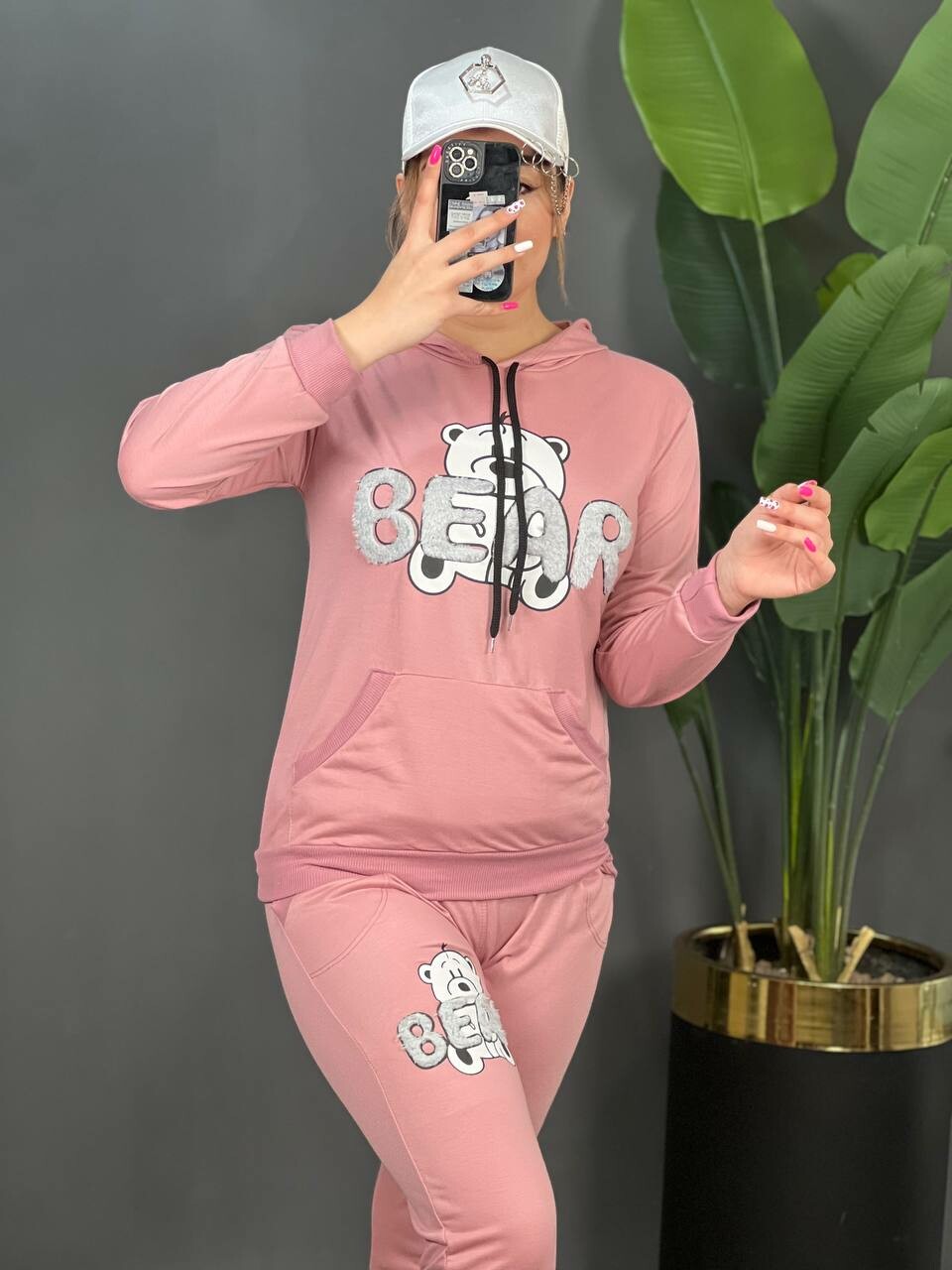 ست هودی و شلوار bear کد 1488
