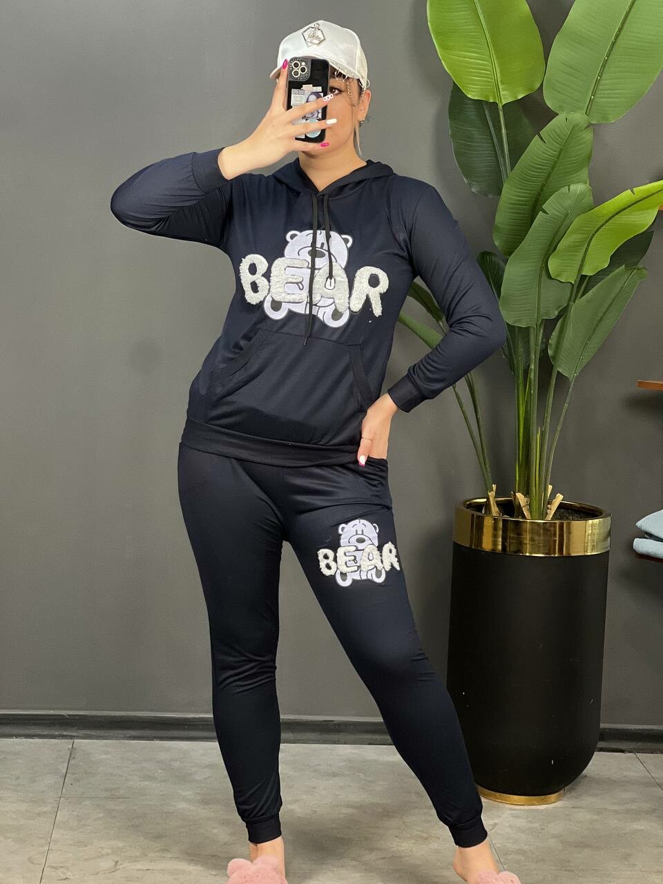 ست هودی و شلوار bear کد 1488