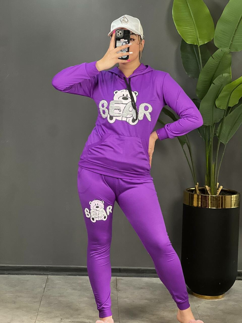 ست هودی و شلوار bear کد 1488