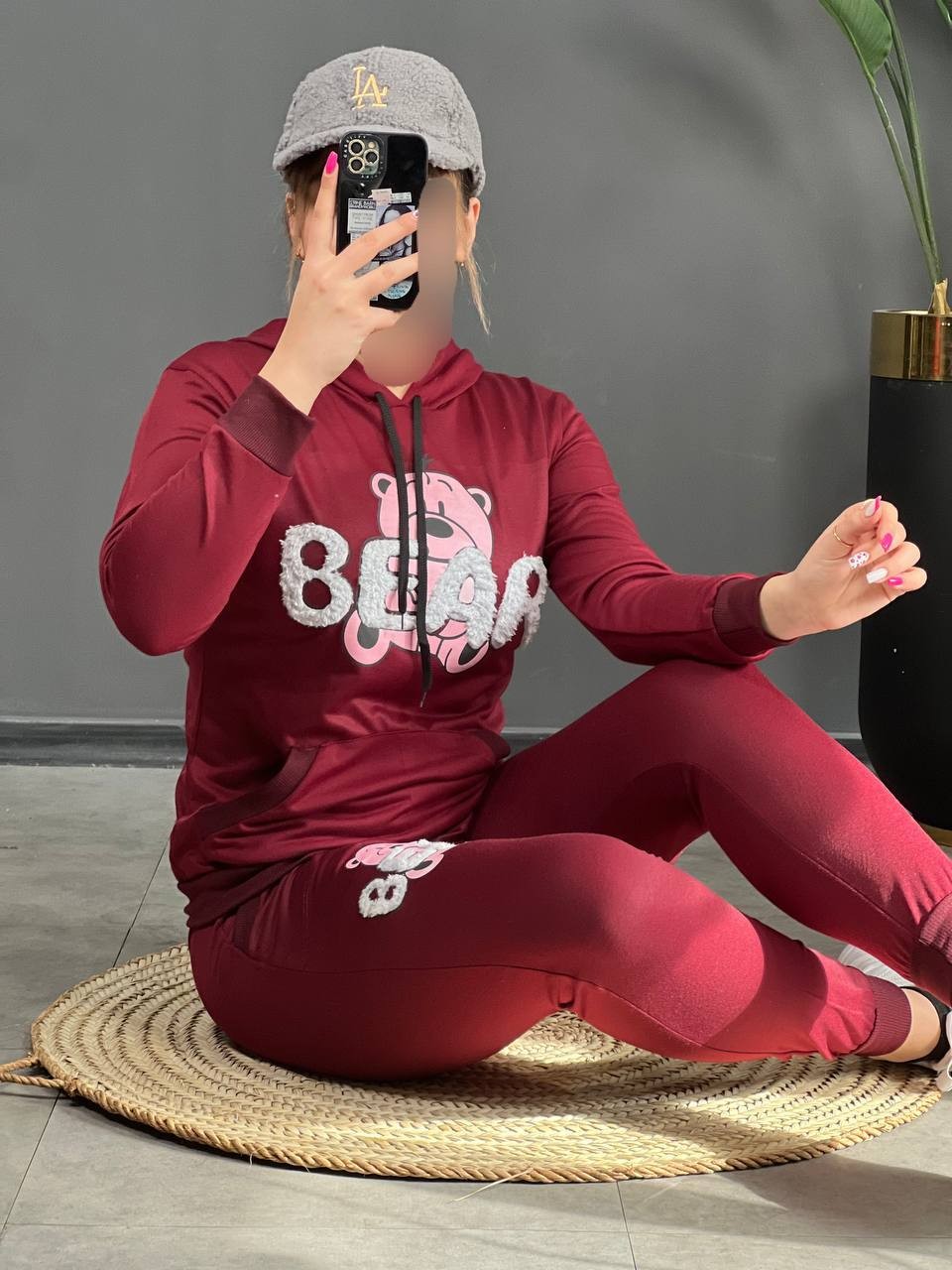 ست هودی و شلوار bear کد 1488