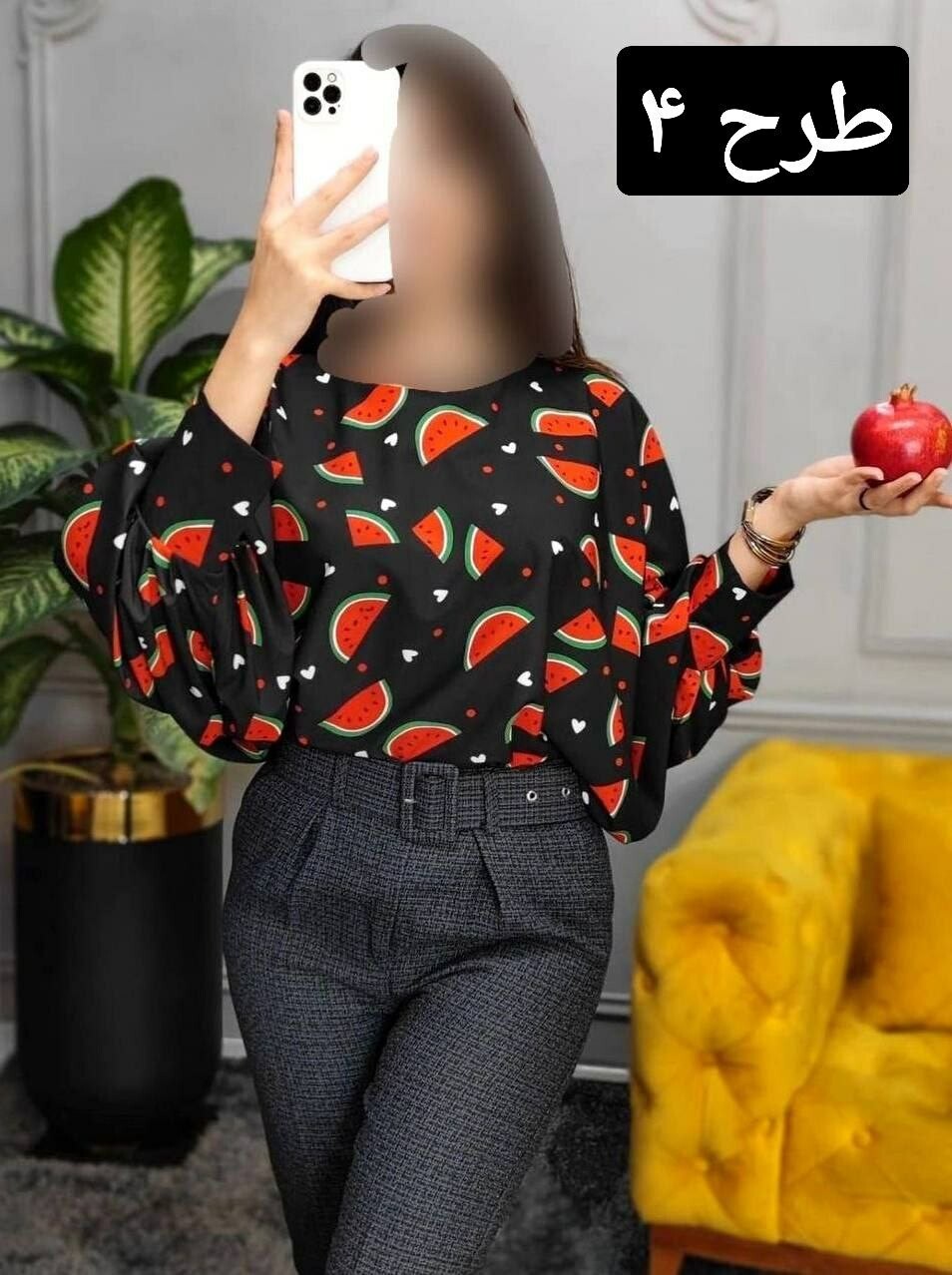 شومیز یلدایی کد 1495