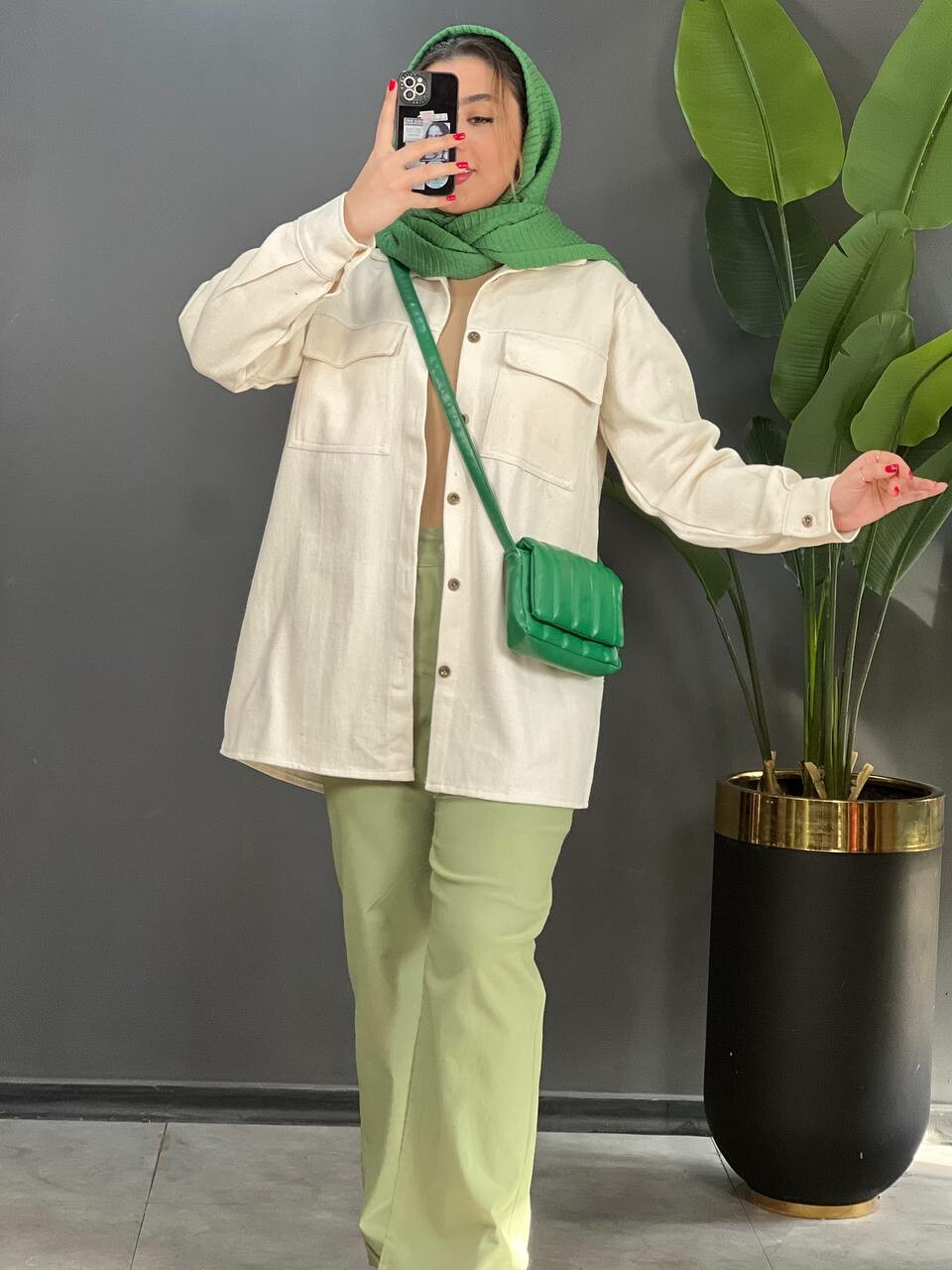 مانتو کتان ضخیم شادن کد 1522