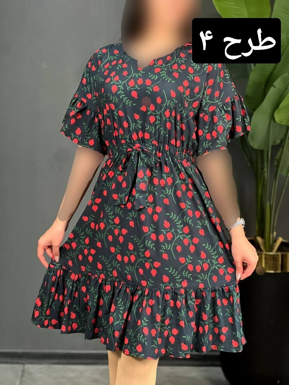 پیراهن فلور ترلان کد 1542