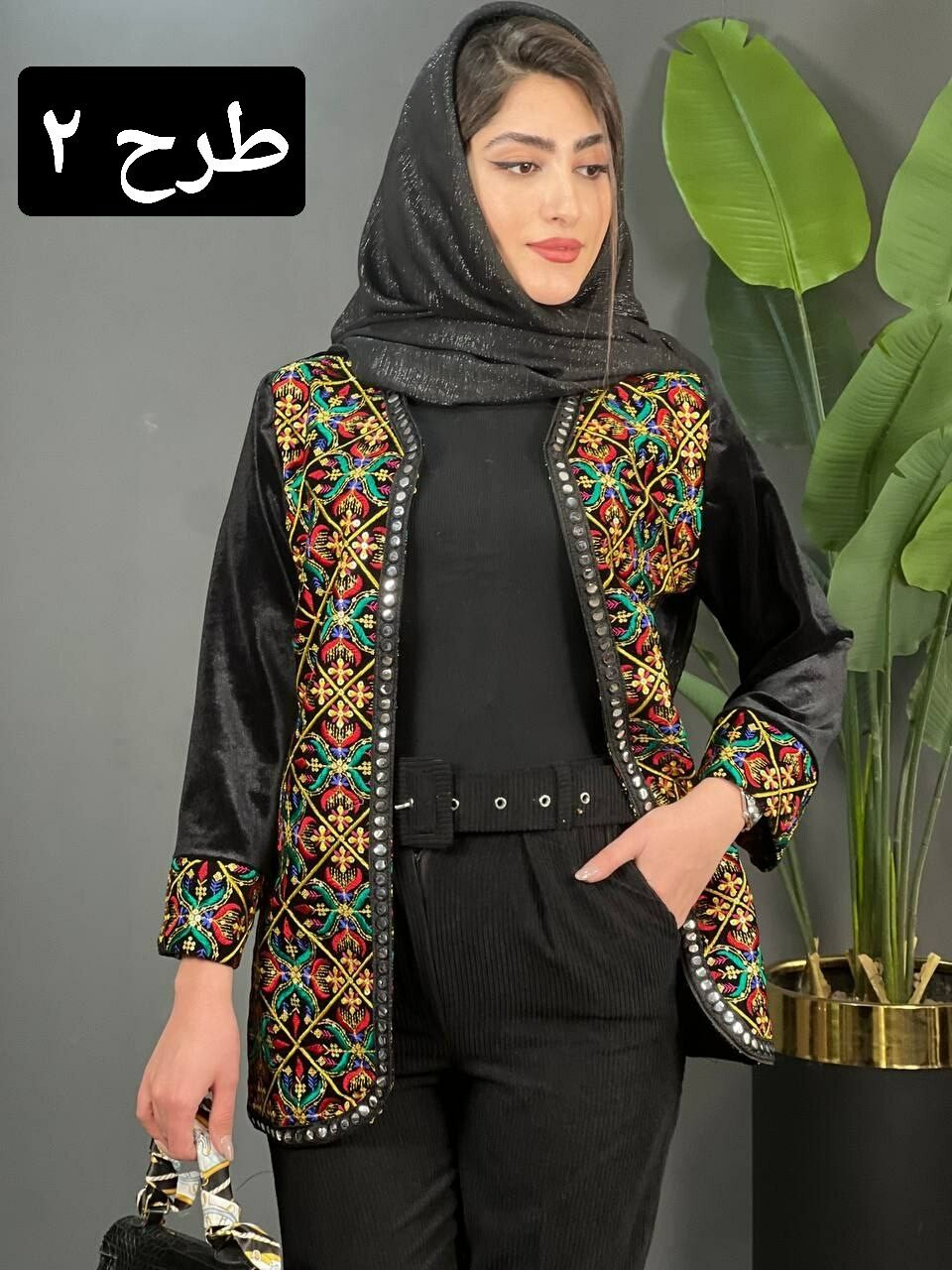 کت مزونی مخمل کد 1546