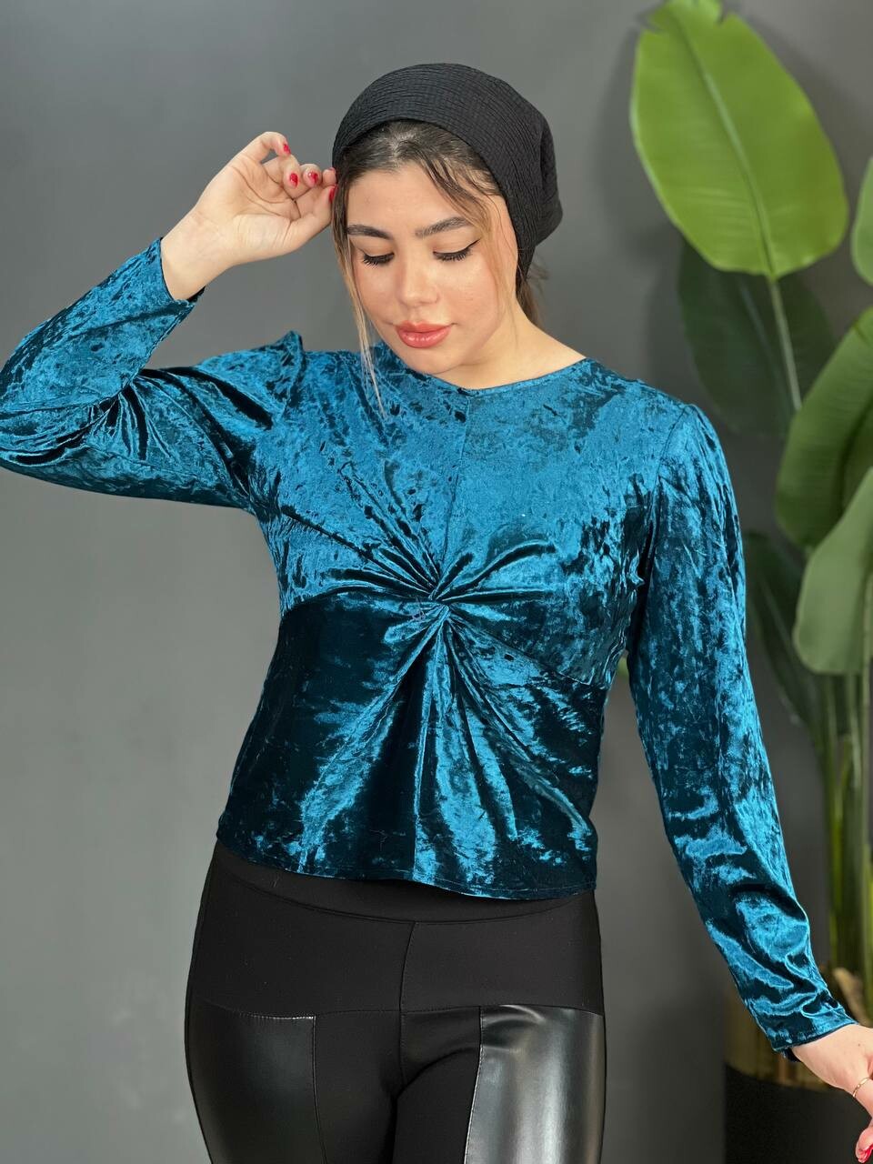 شومیز مخمل زارا کد 1519