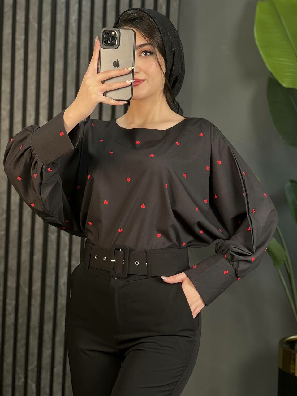 شومیز اسپانیایی قلبی کد 1597