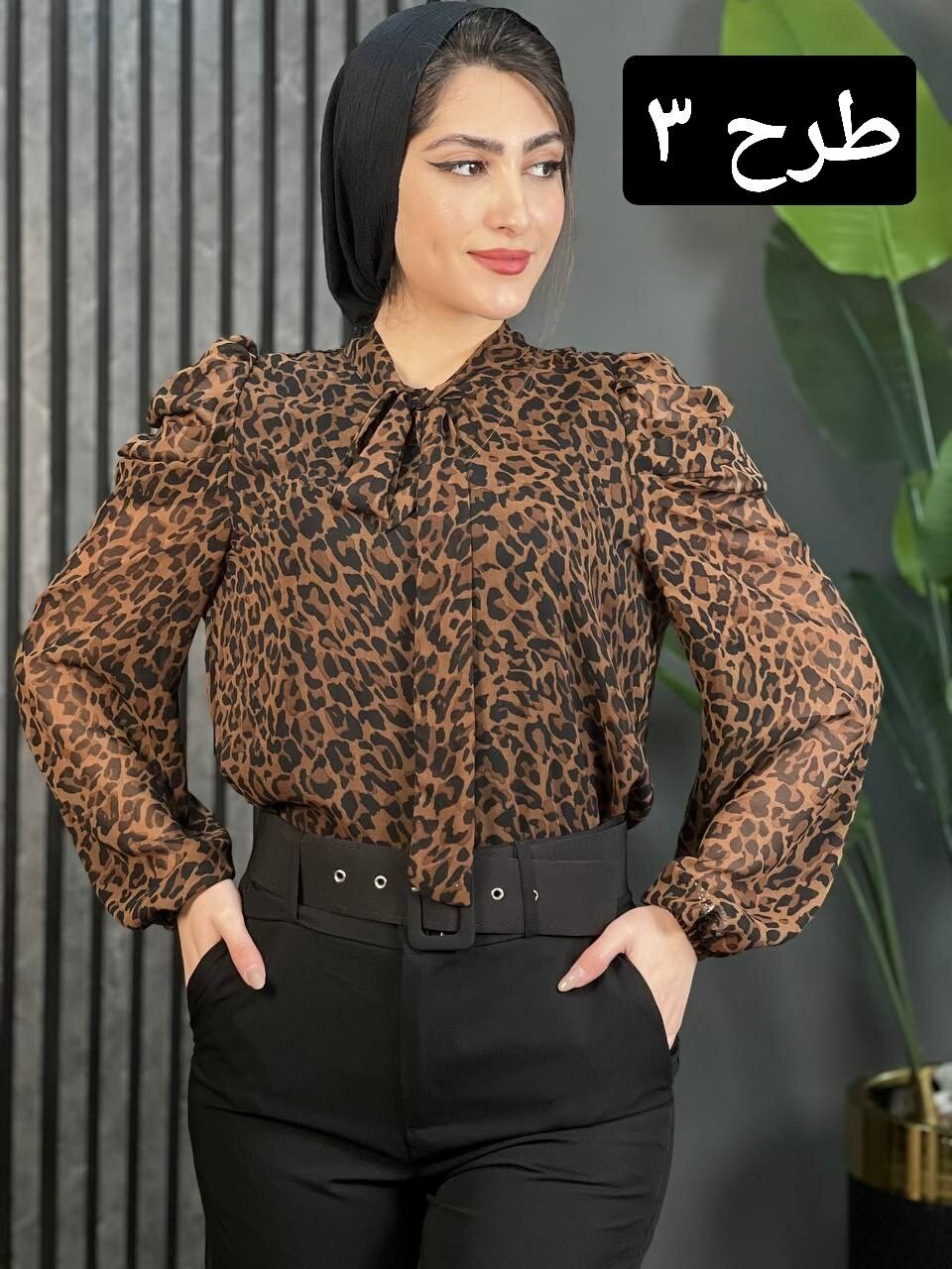 شومیز آستین پف کد 1600