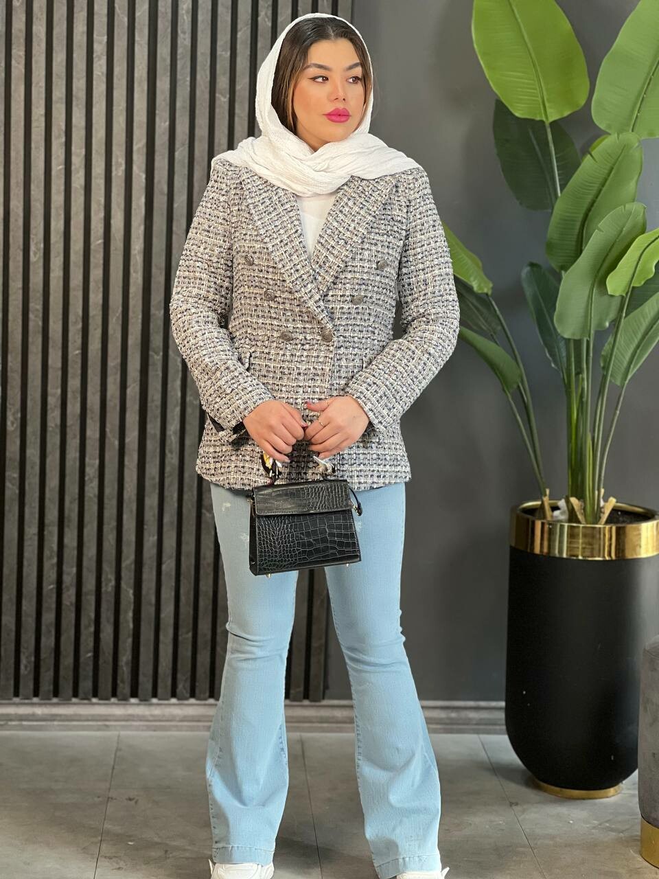 مانتو شنل آستردار کد 1610