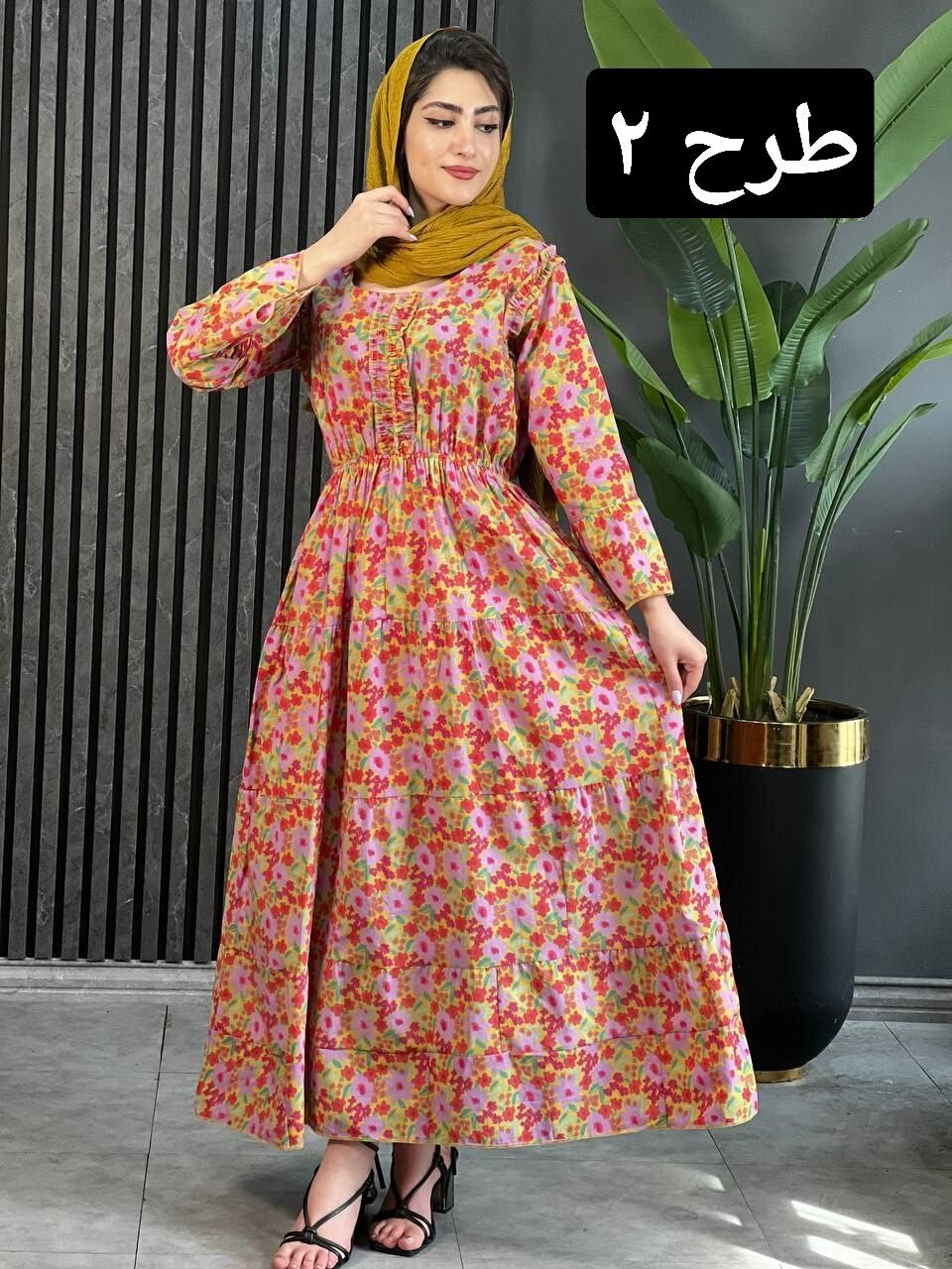 پیراهن نخی هندی کد 1613