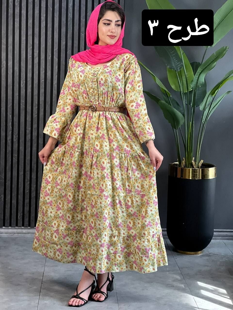 پیراهن نخی هندی کد 1613