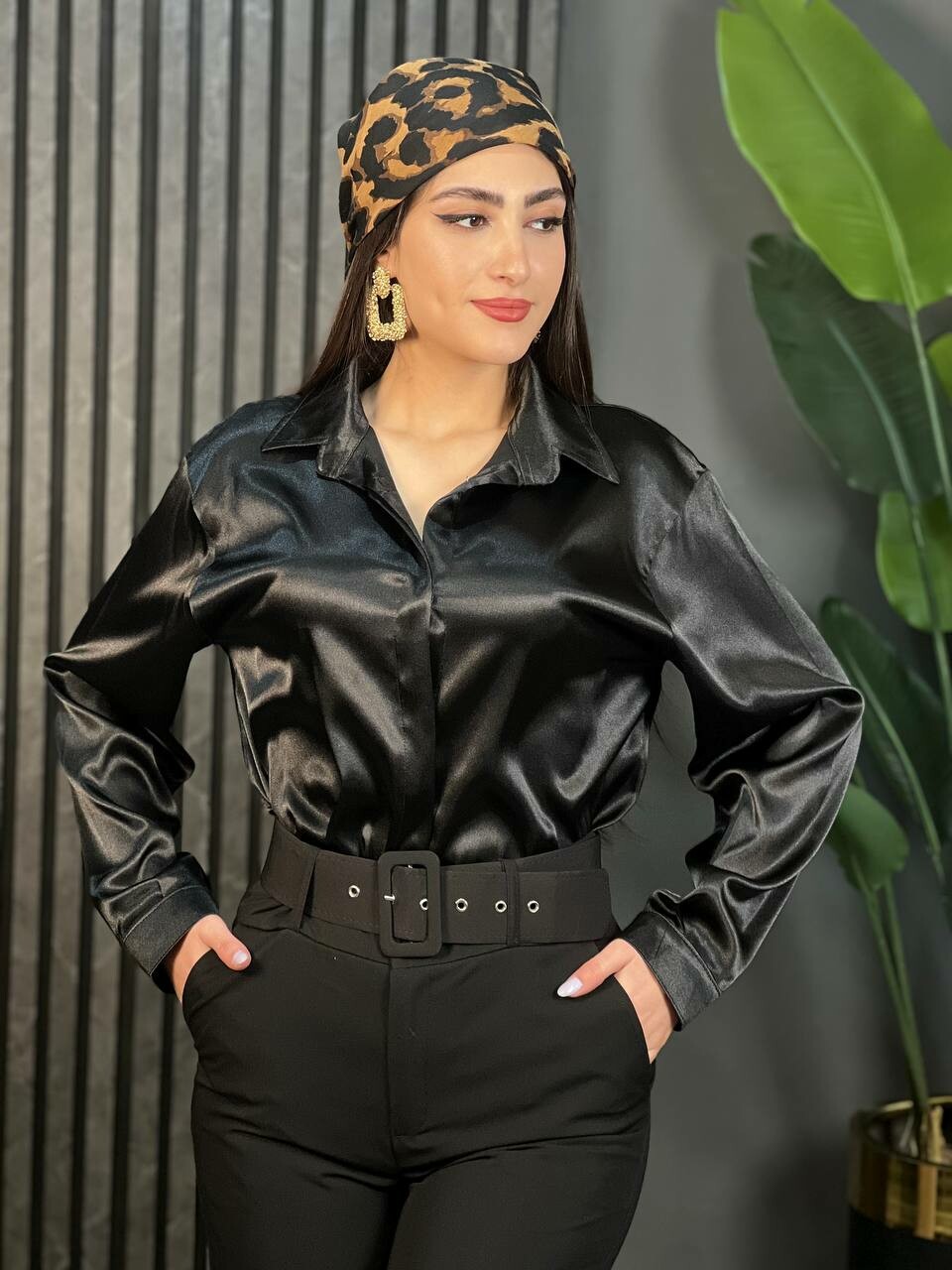 شومیز ساتن سلنا کد 1519