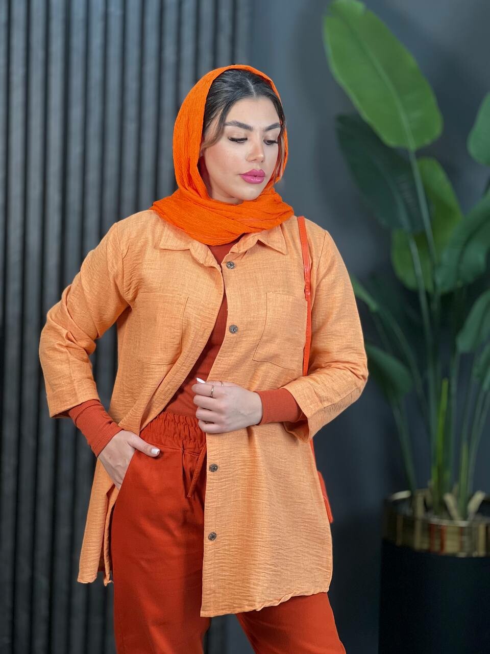 مانتو لینن نهال کد 1622