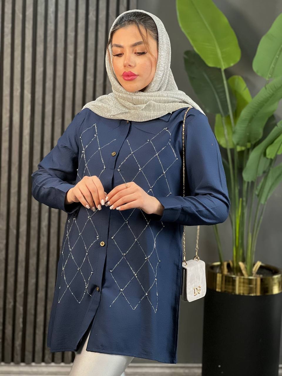 مانتو نگینی تابان کد 1631