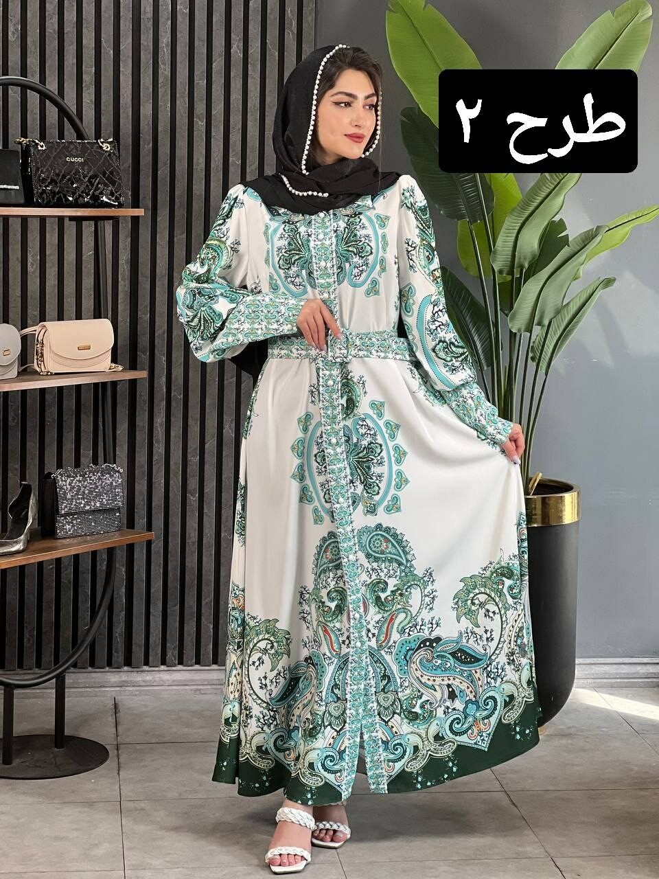 پیراهن ترک ماهرخ کد 1661