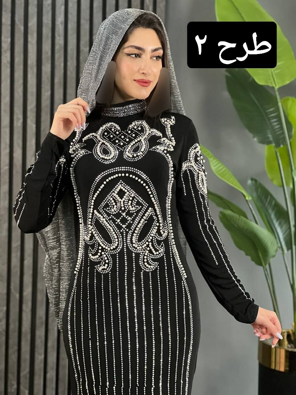 پیراهن کرپ کش سلوا کد 1670