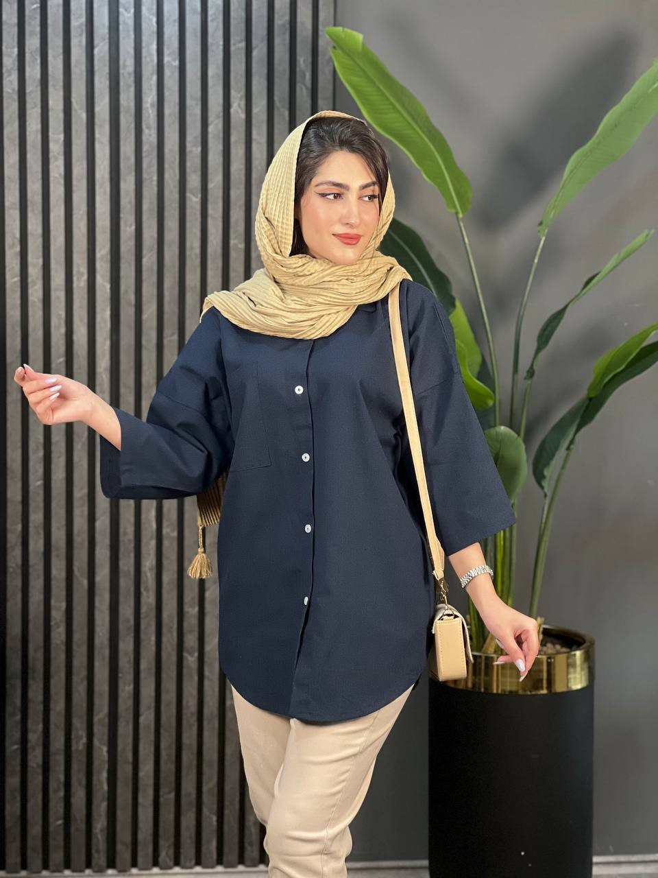 مانتو لینن صبا کد 1675