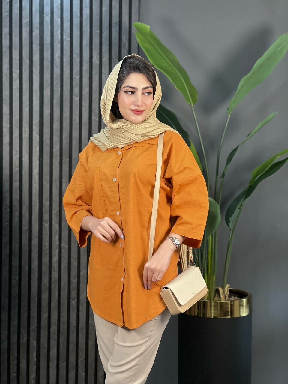 مانتو لینن صبا کد 1675