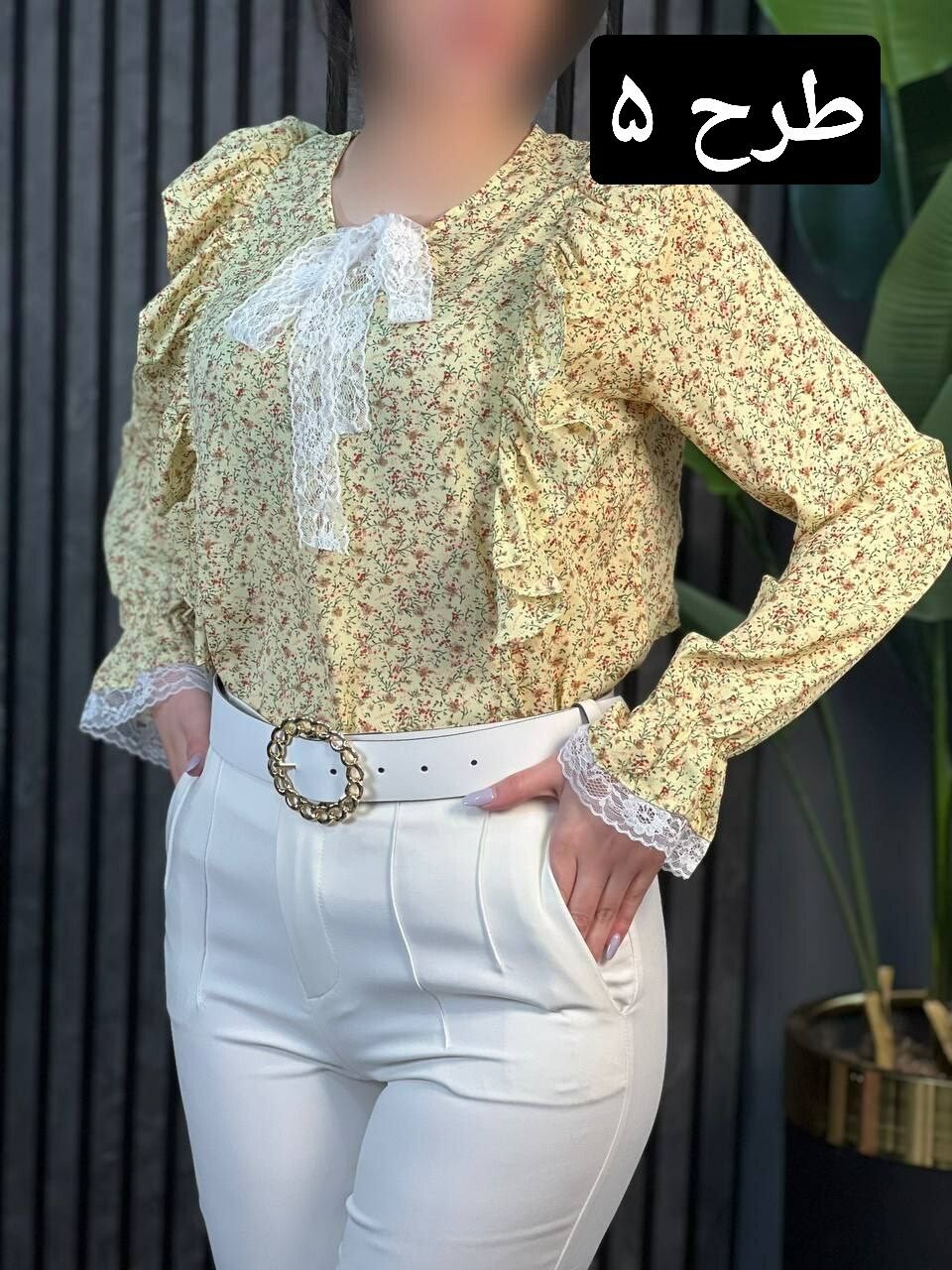 شومیز چیندار دلسا کد 1695