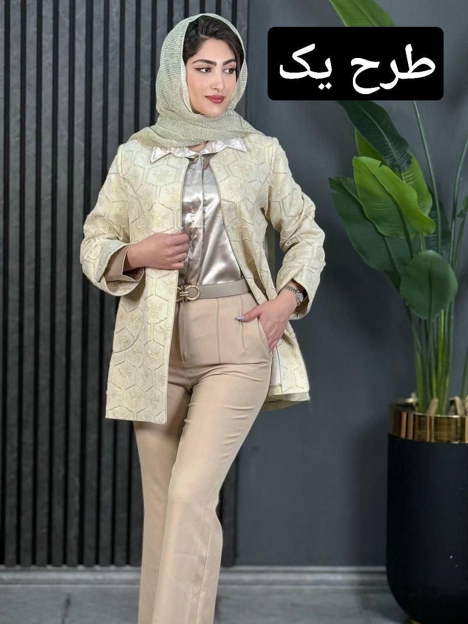 کت ژاکارد زنبوری کد 1718