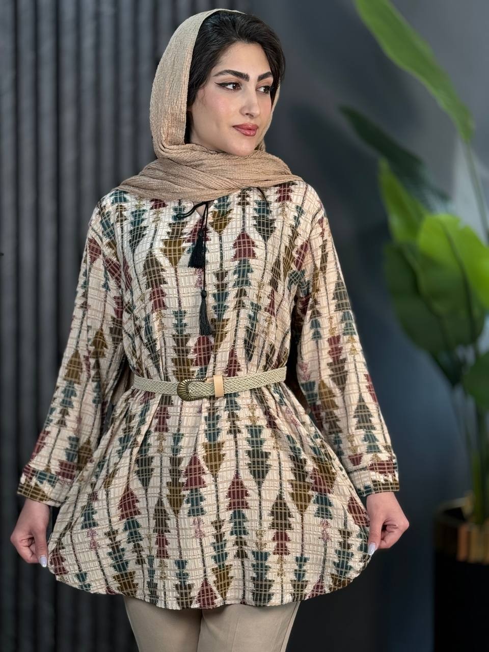 تونیک کراش کاج کد 1728
