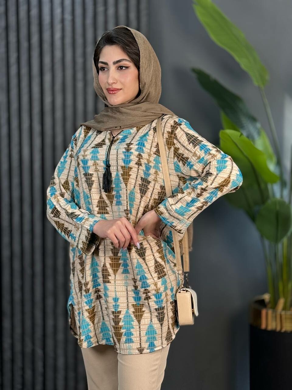 تونیک کراش کاج کد 1728