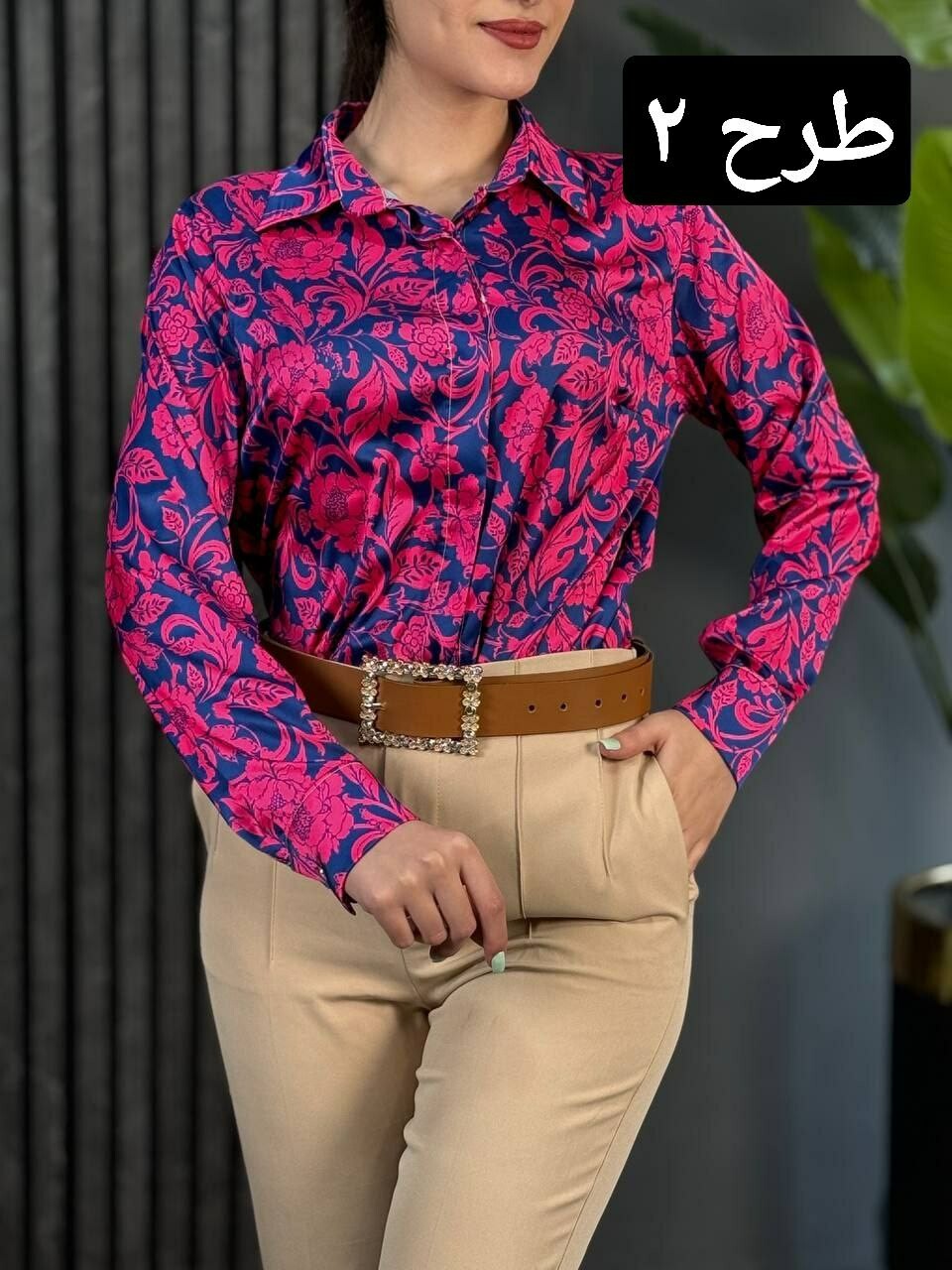 شومیز ساتن سیلک کد 1742