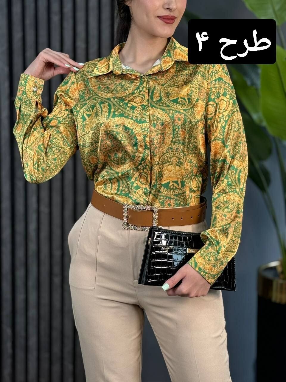 شومیز ساتن سیلک کد 1742