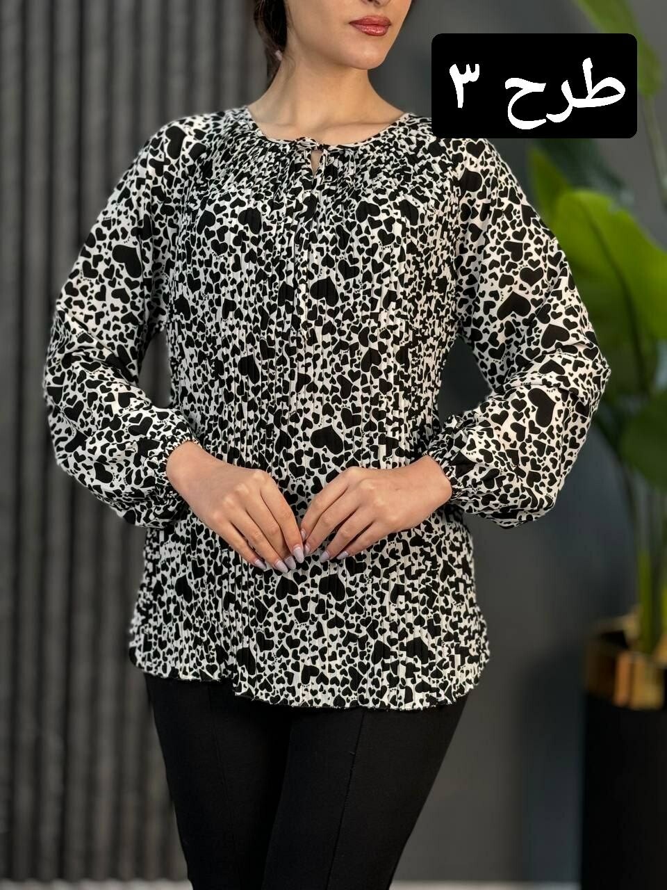 شومیز پلیسه رزا کد 1744