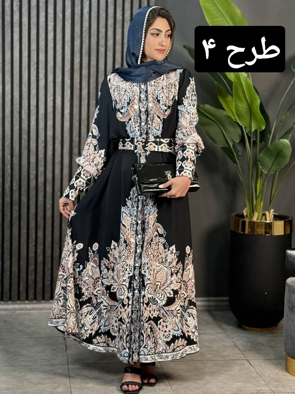 پیراهن ترک ماهرخ کد 1661