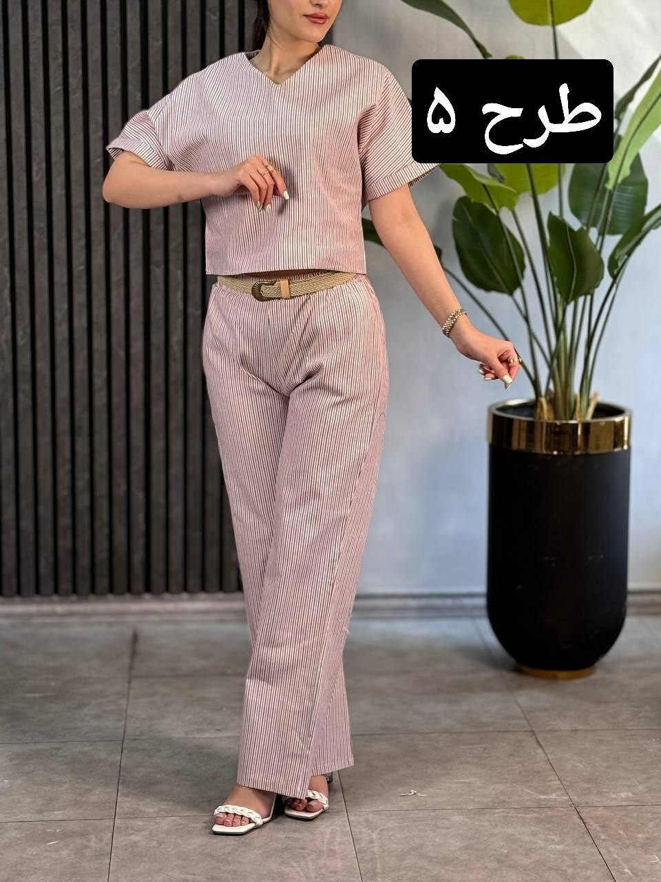 ست شومیز شلوار دلبر کد 1768