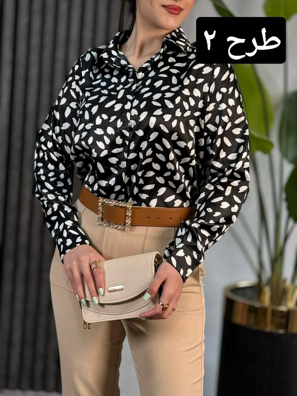 شومیز ساتن سیلک کد 1782